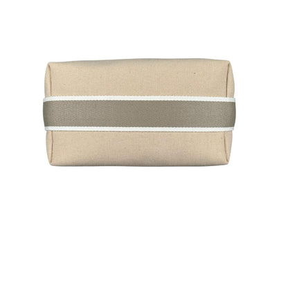 Hermes Brid-a-brac PM Pouch Canvas Beige Handbag — view 4