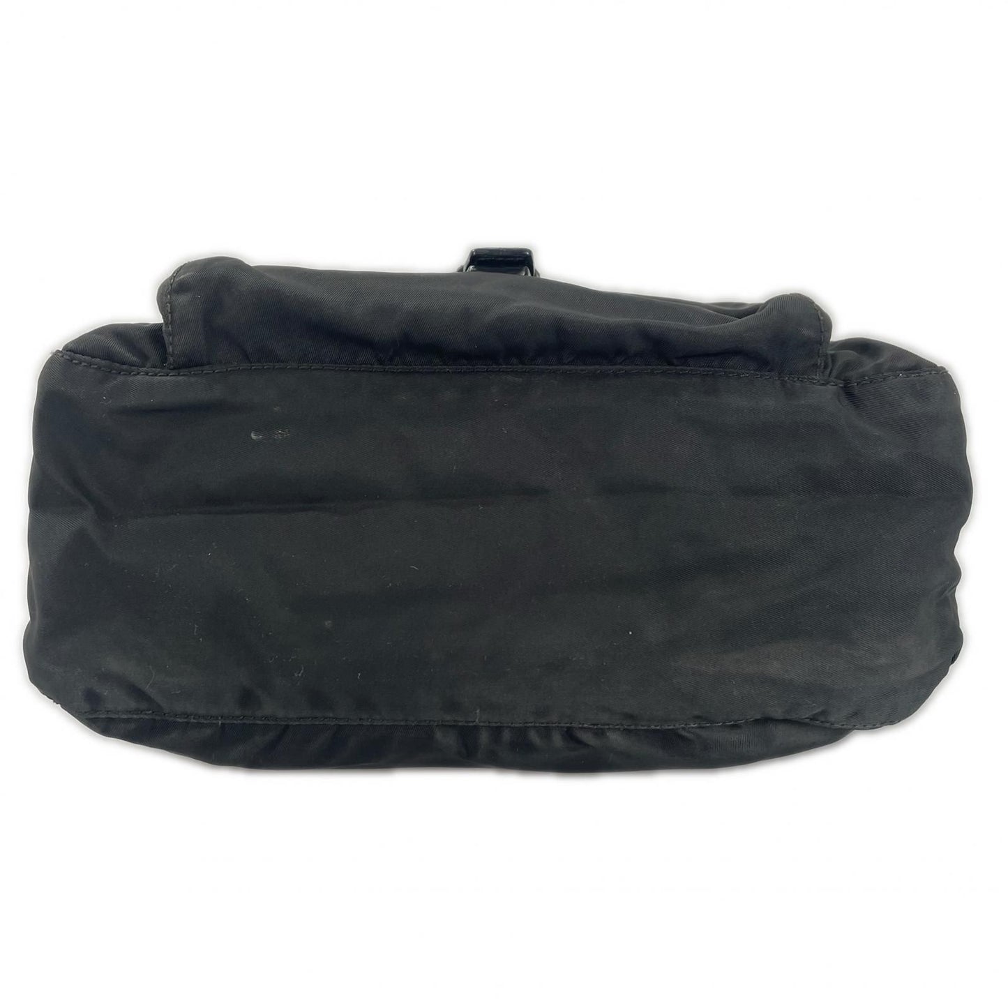 Prada Triangle Logo Shoulder Bag Nylon Black — view 3