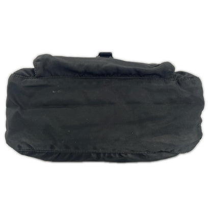 Prada Triangle Logo Shoulder Bag Nylon Black — view 3