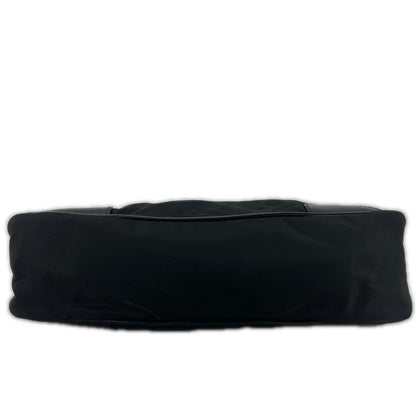Prada Hobo Triangle Logo Shoulder Bag Nylon Black — view 3