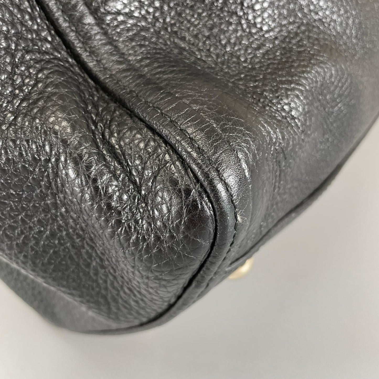 Gucci Soho Tassel Tote Bag Leather Black — view 7