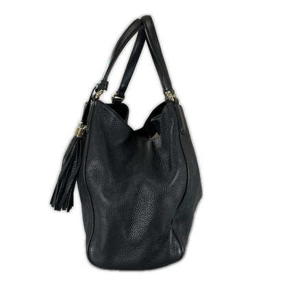 Gucci Soho Tassel Tote Bag Leather Black — view 2