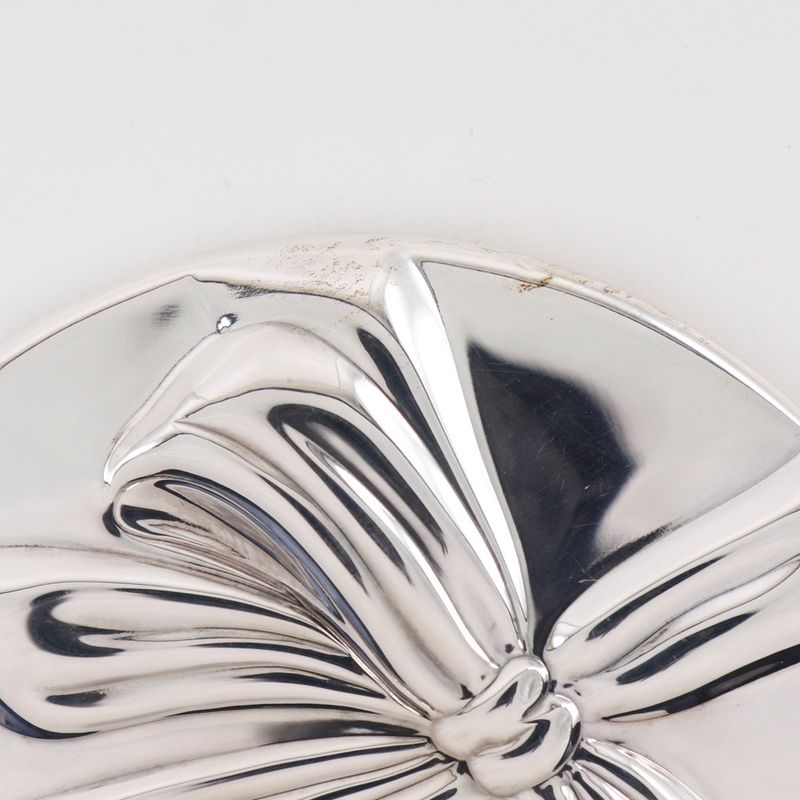 Tiffany & Co Silver Hand Mirror Compact Shoulder Bag