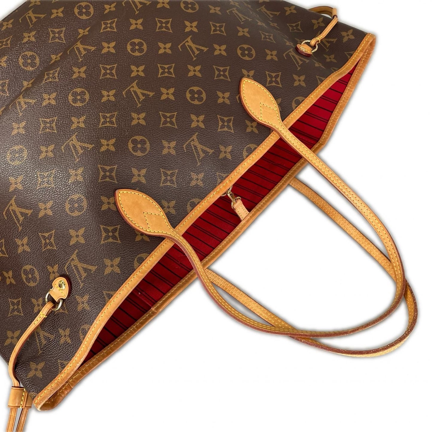 Louis Vuitton Neverfull GM Tote Bag Monogram Canvas Brown — view 4