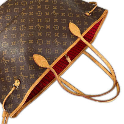 Louis Vuitton Neverfull GM Tote Bag Monogram Canvas Brown — view 4