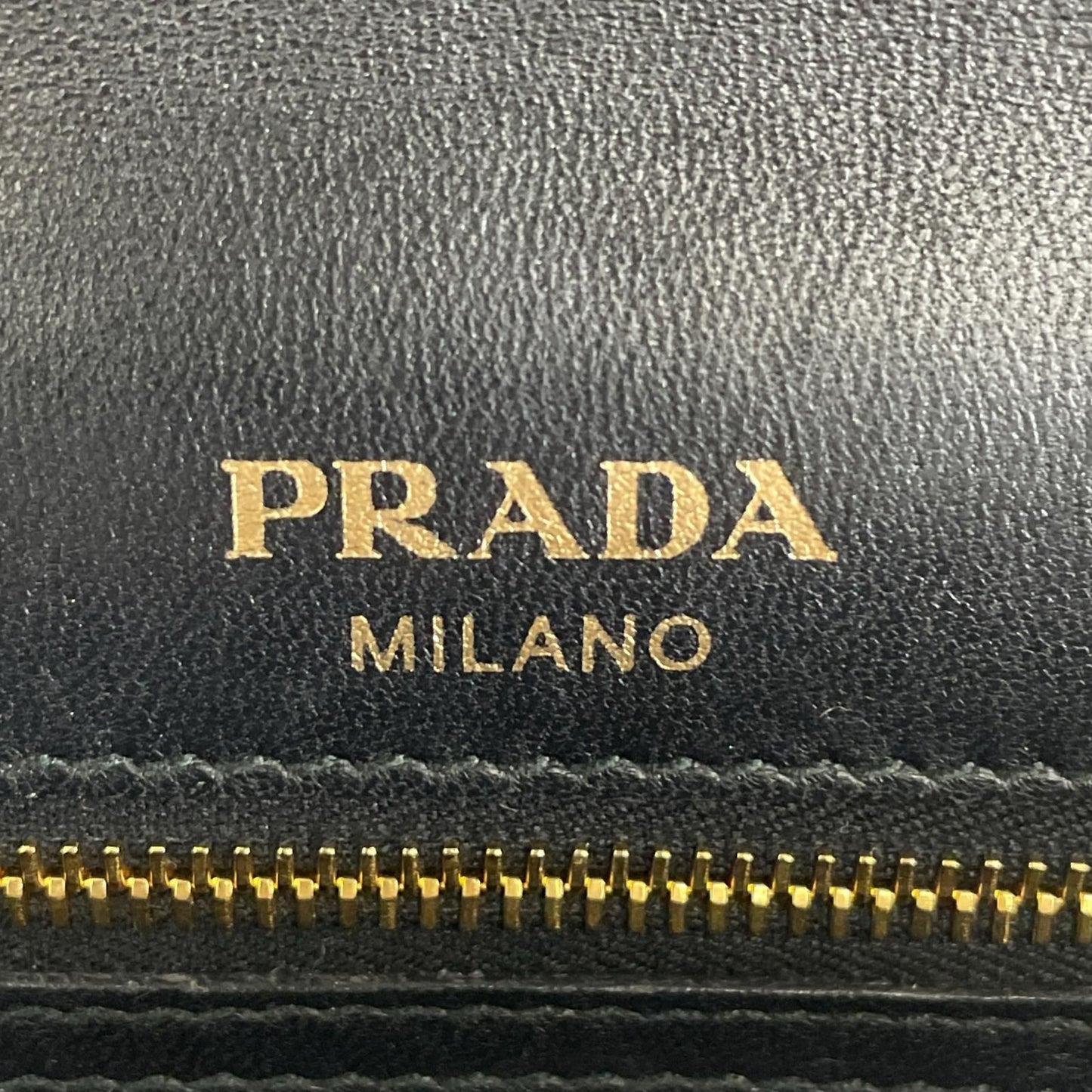Prada Shoulder Bag Leather Black — view 7
