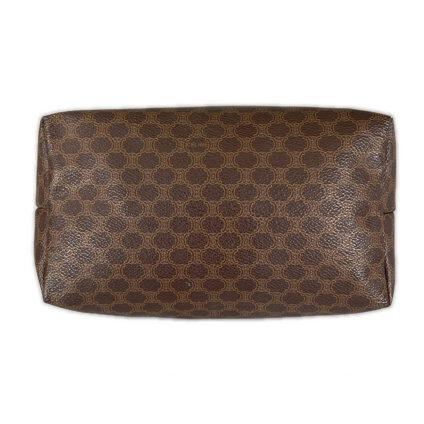 Celine Macadam Handbag Leather Brown — view 3