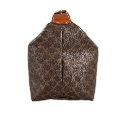 Celine Macadam Handbag Leather Brown — view 2