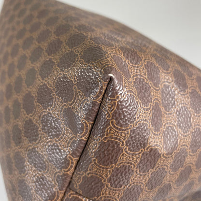 Celine Macadam Handbag Leather Brown — view 6