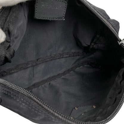 Prada Triangle Logo Pouch Nylon Black — view 7