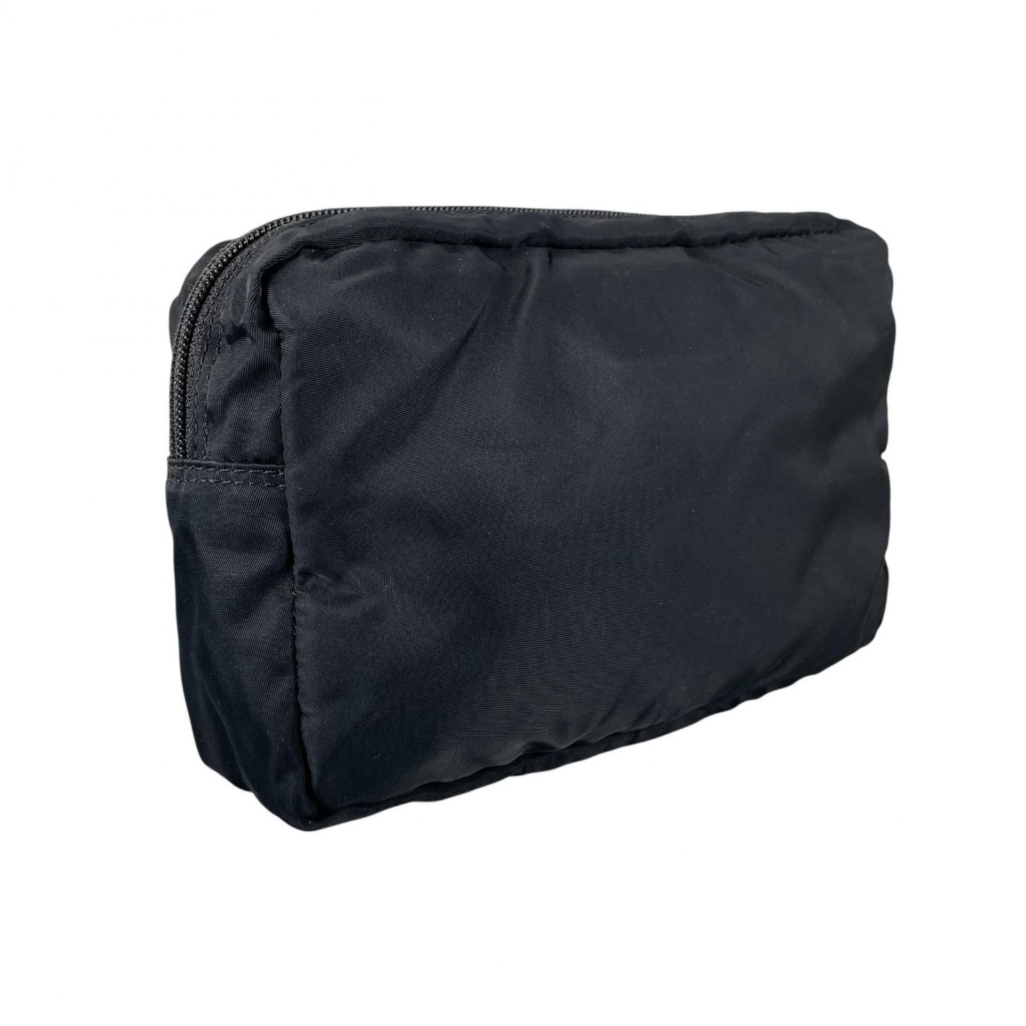Prada Triangle Logo Pouch Nylon Black — view 3