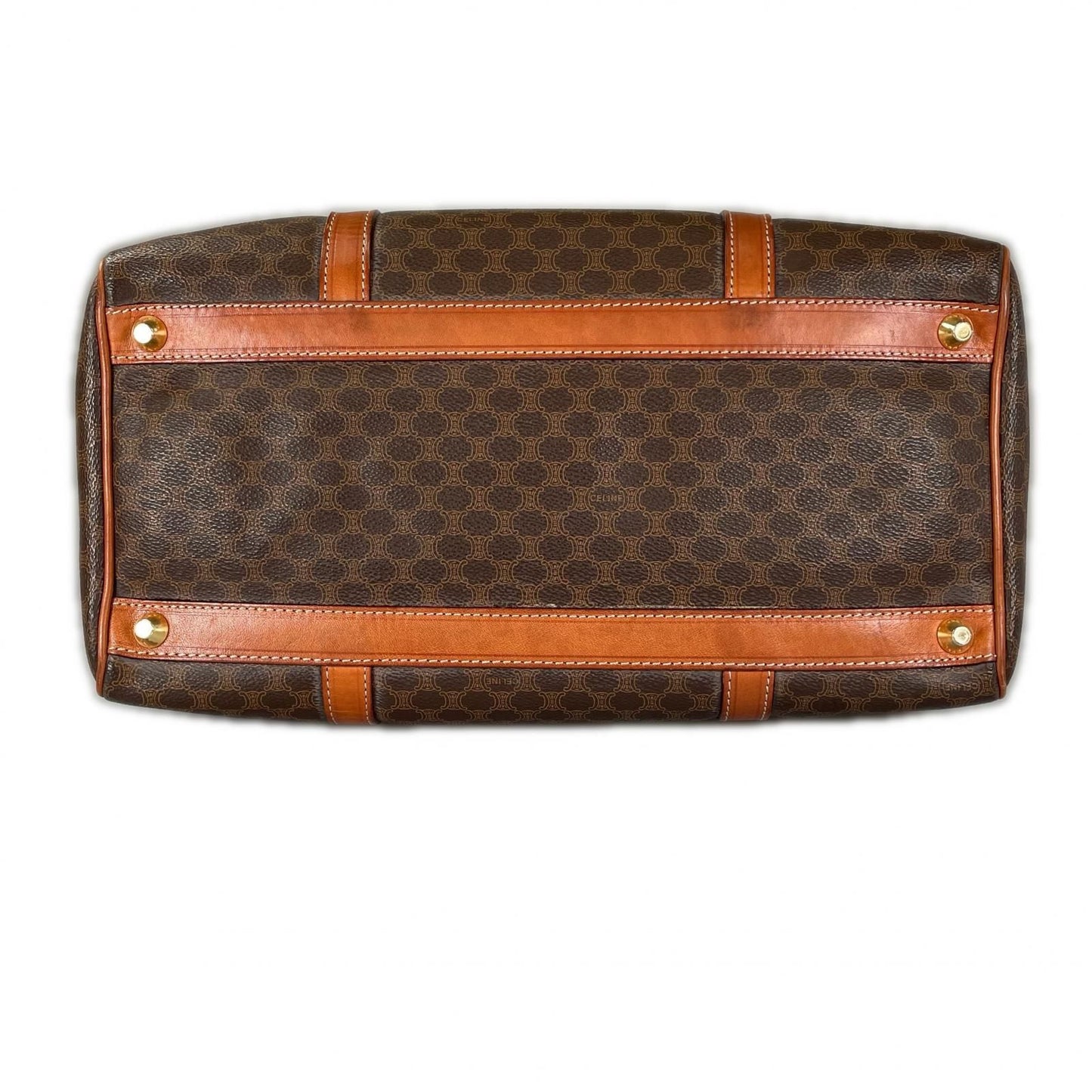 Celine Macadam Boston Bag Brown — view 3