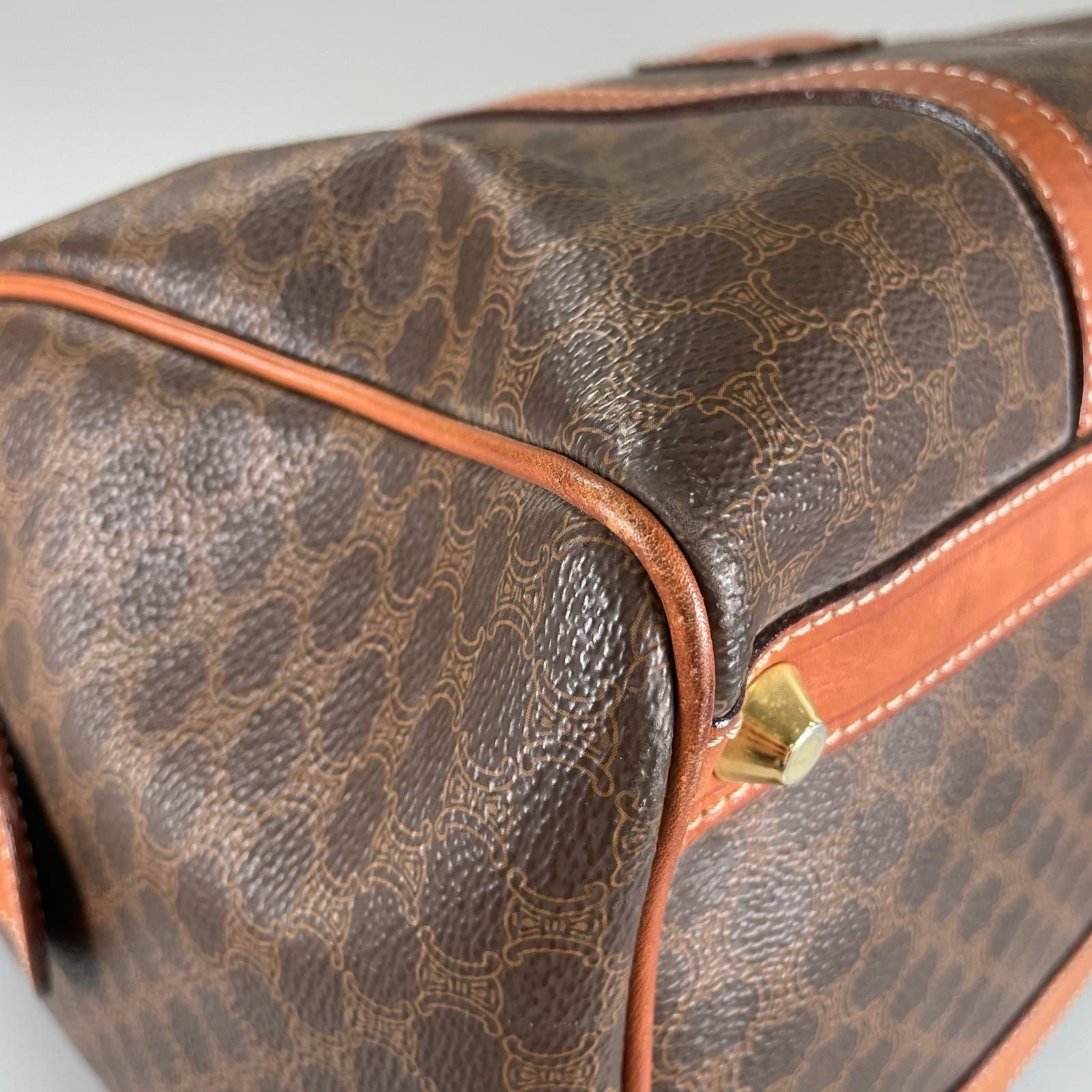 Celine Macadam Boston Bag Brown — view 5