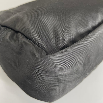 Prada Triangle Logo Pouch Nylon Black — view 5