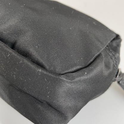 Prada Triangle Logo Pouch Nylon Black — view 8