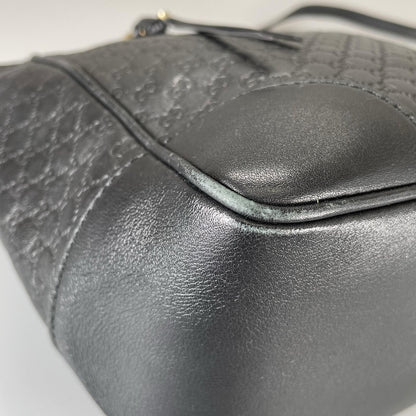 Gucci Bree Micro Guccissima Shoulder Bag Guccissima Leather Black 2-Way — view 5
