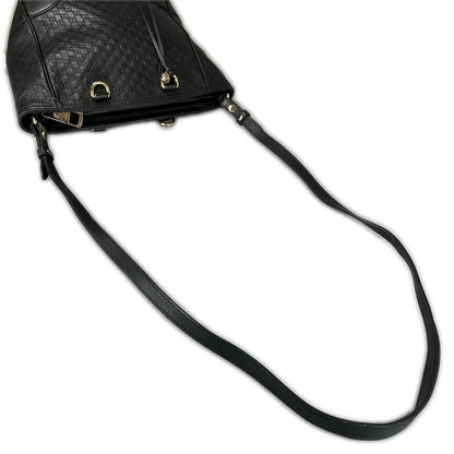 Gucci Bree Micro Guccissima Shoulder Bag Guccissima Leather Black 2-Way — view 4