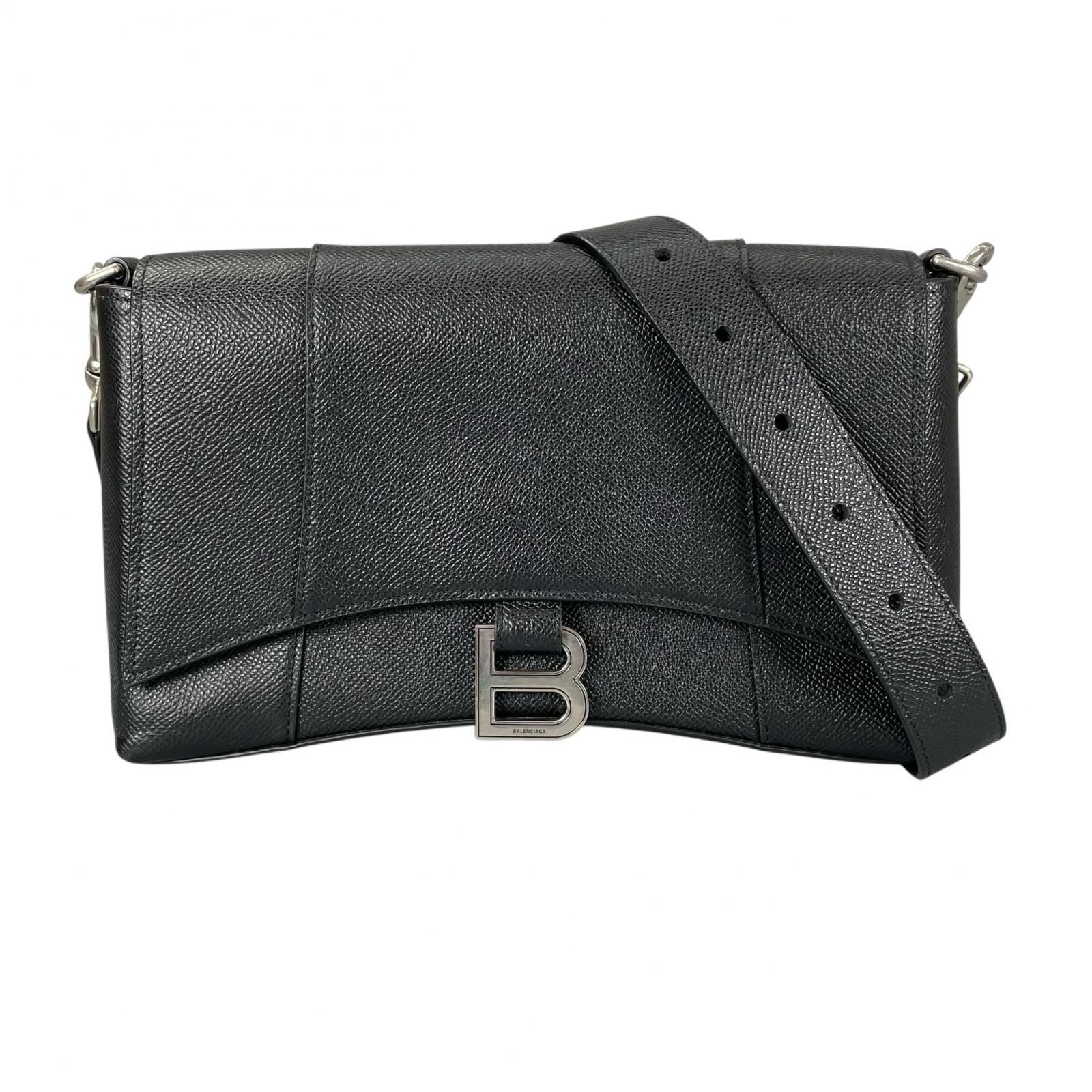 Balenciaga Downtown Cross Bag XS Shoulder Bag Leather Black