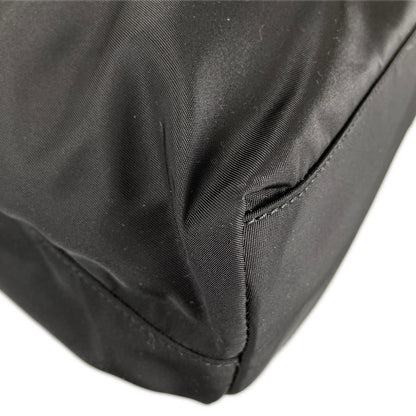 Prada Triangle Logo Tote Bag Nylon Black — view 7