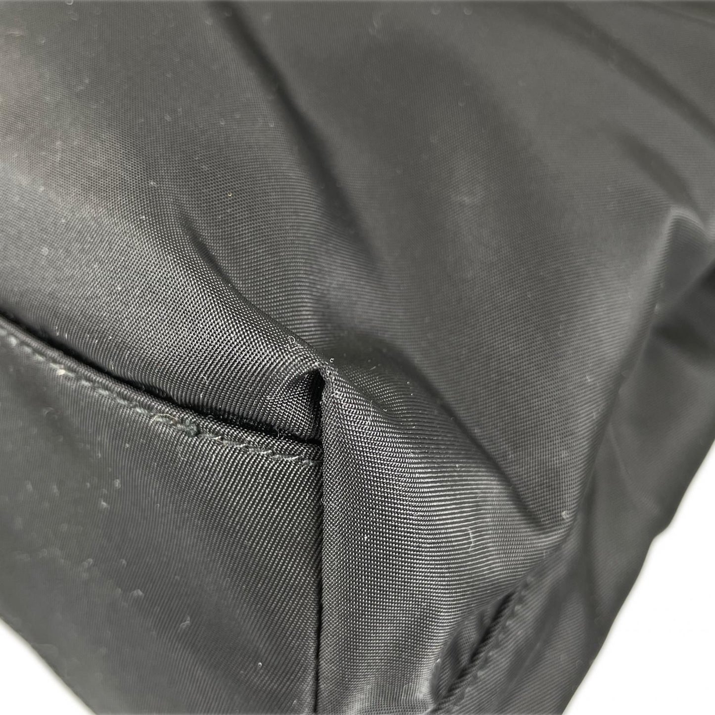 Prada Triangle Logo Tote Bag Nylon Black — view 8