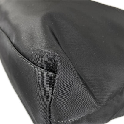 Prada Triangle Logo Tote Bag Nylon Black — view 6