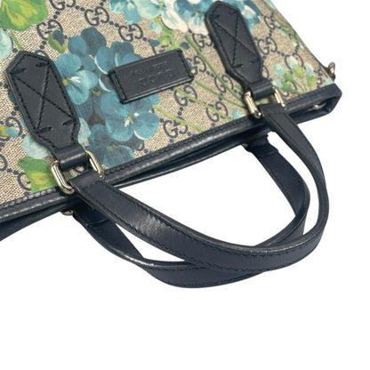 Gucci GG Blooms Floral Botanical Handbag Canvas Beige — view 5