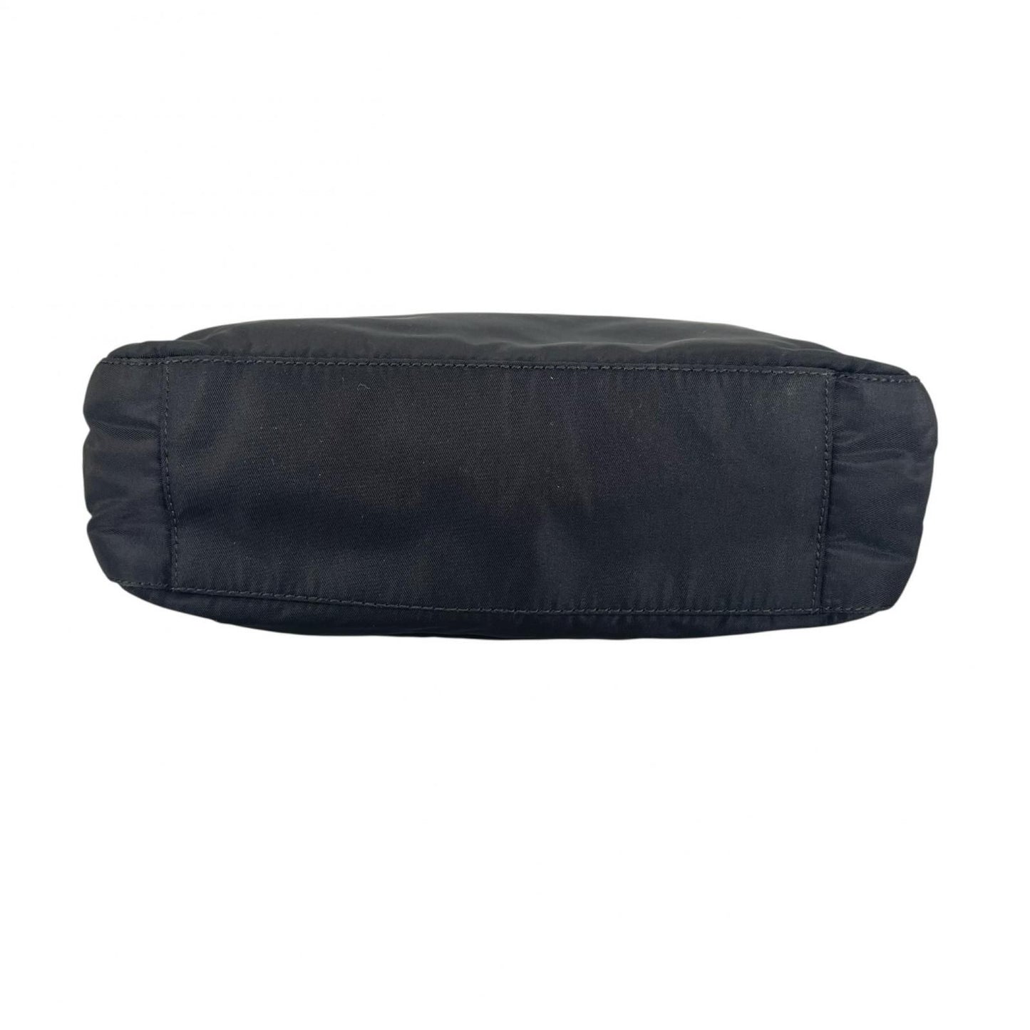 Prada Triangle Logo Handbag Nylon Black — view 4