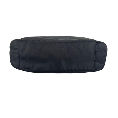 Prada Triangle Logo Handbag Nylon Black — view 4