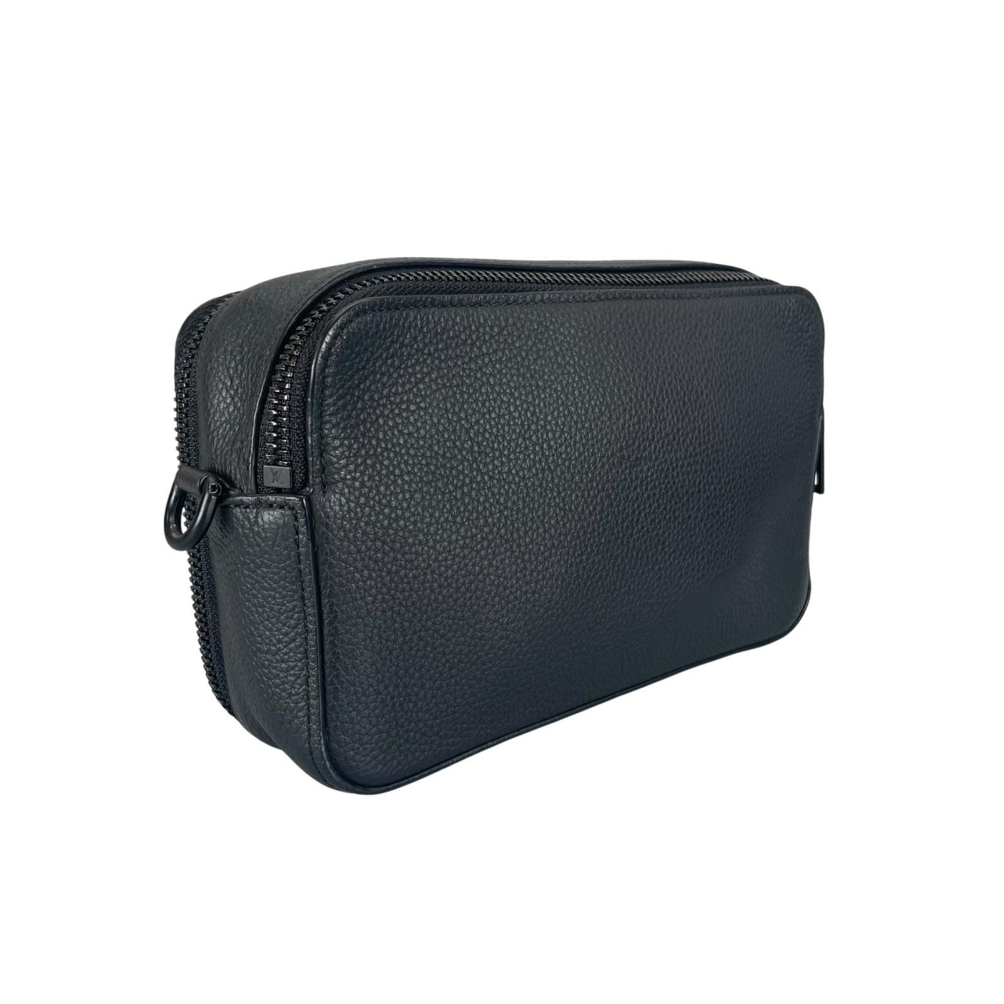 Louis Vuitton Alpha Wearable Wallet Shoulder Bag Leather Black Aerogram — view 3