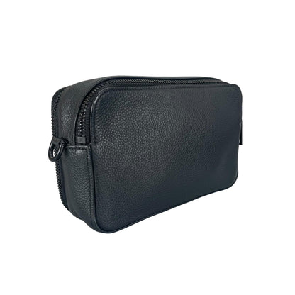 Louis Vuitton Alpha Wearable Wallet Shoulder Bag Leather Black Aerogram — view 3