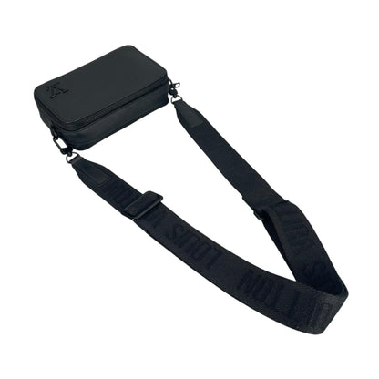 Louis Vuitton Alpha Wearable Wallet Shoulder Bag Leather Black Aerogram — view 5
