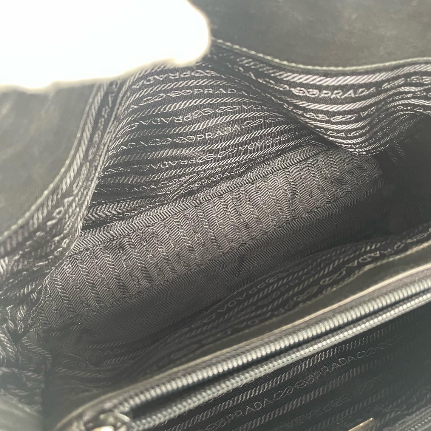 Prada Tote Bag Leather Black — view 8