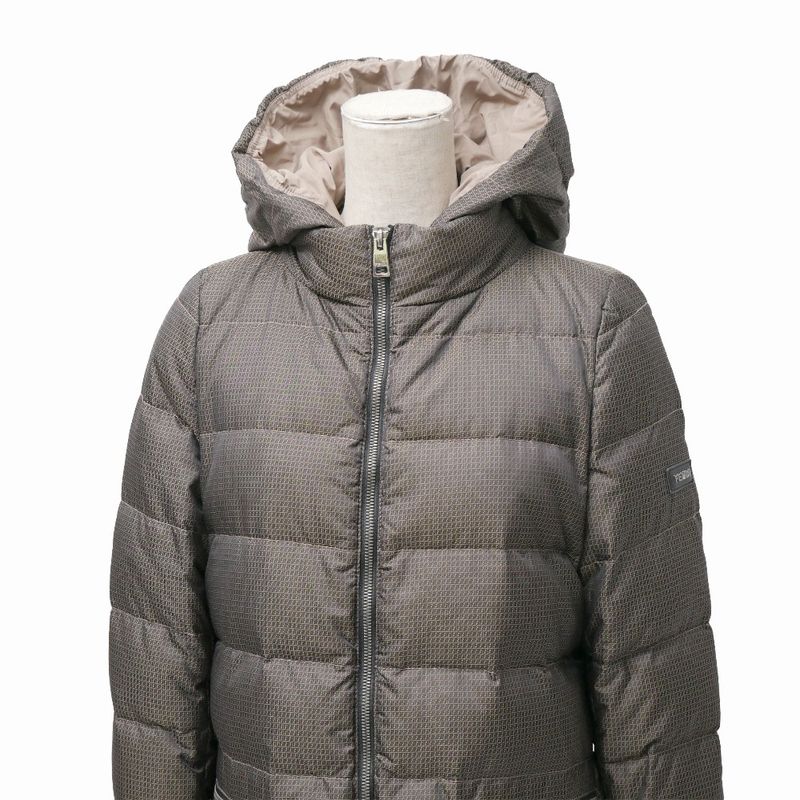 Fendi Coat 42 Double Zucca Down