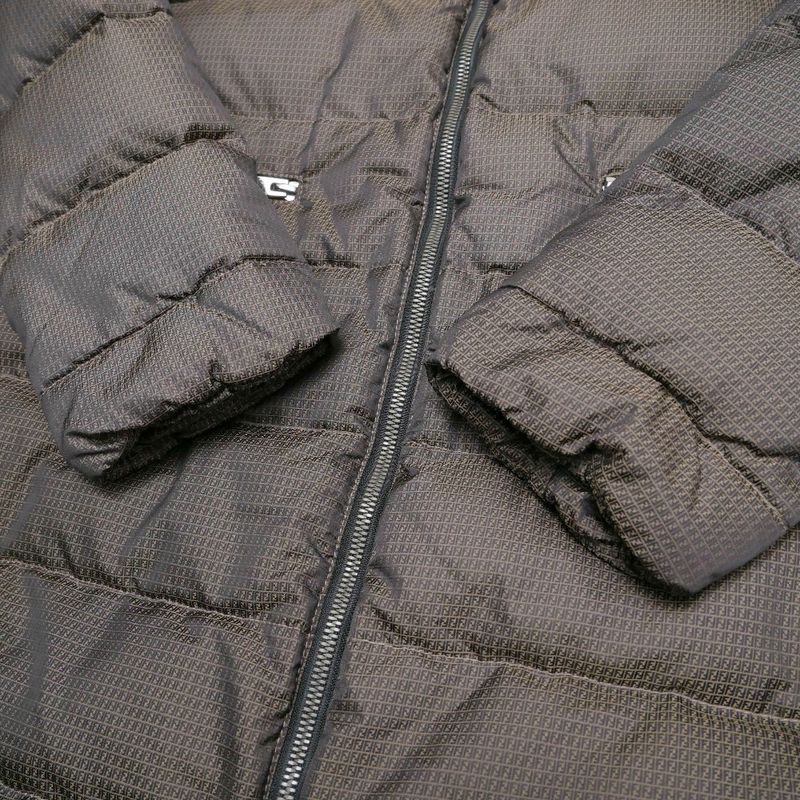 Fendi Coat 42 Double Zucca Down