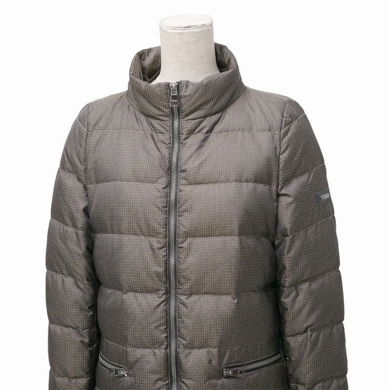 Fendi Coat 42 Double Zucca Down