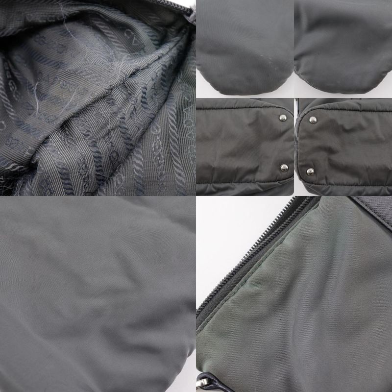 Prada Nylon Khaki Tote