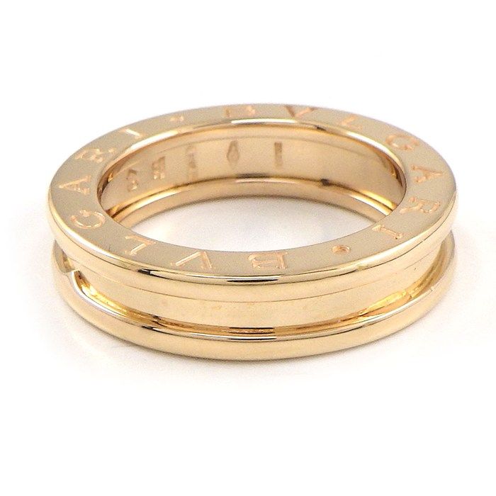 Bvlgari Ring B-zero One XS Band Logo 18K Pink Gold 49