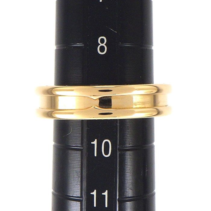 Bvlgari Ring B-zero One XS Band Logo 18K Pink Gold 49