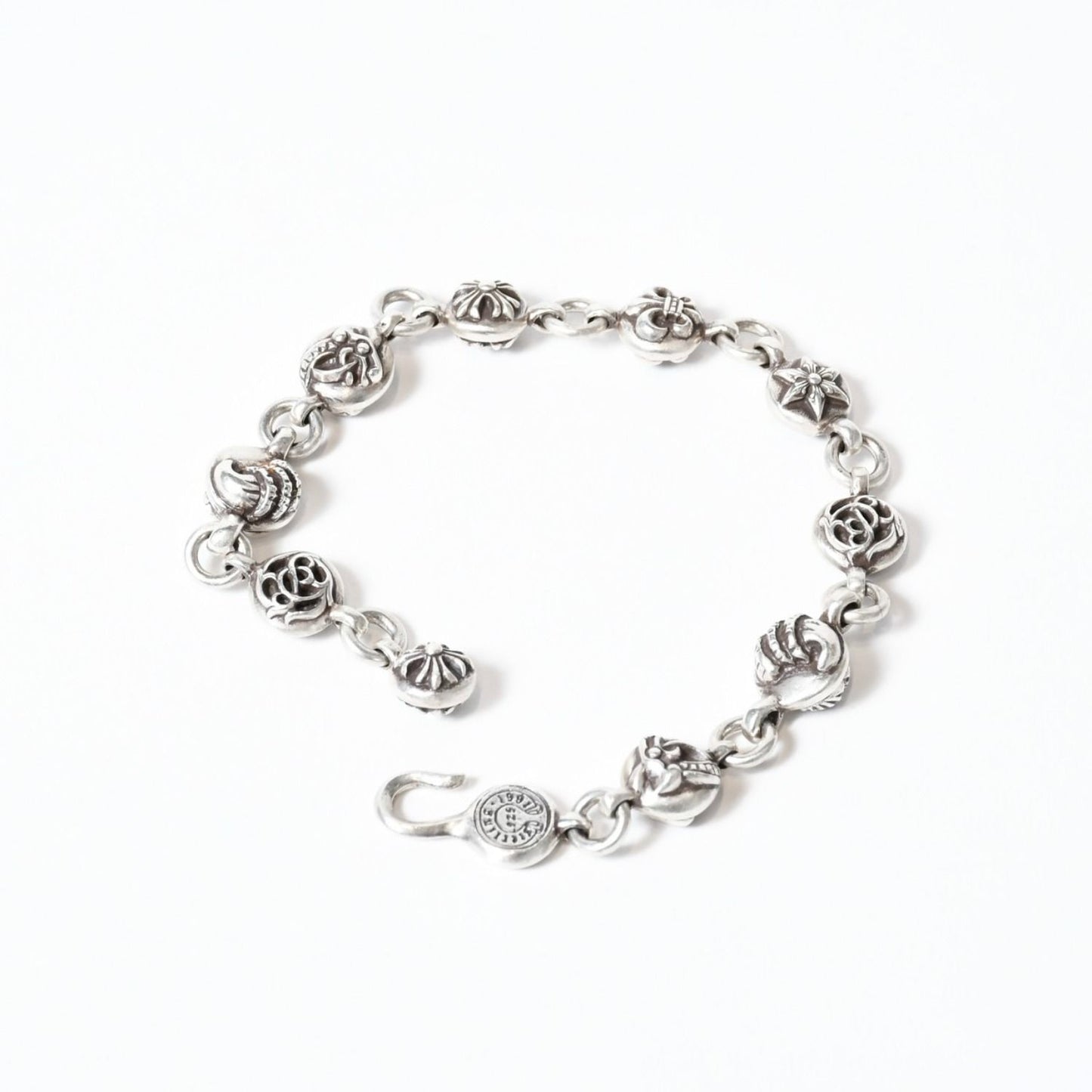 Chrome Hearts Multi Ball 2 Bracelet Silver