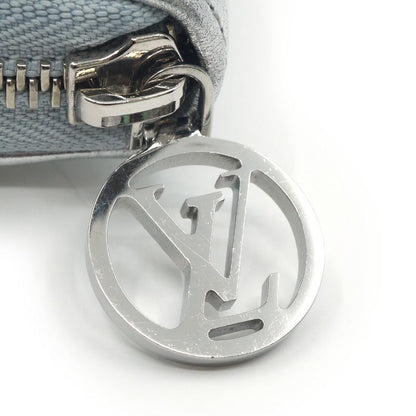 Louis Vuitton Zippy Wallet Coin Case Card Silver