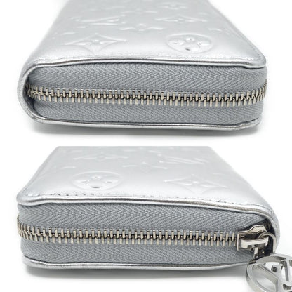 Louis Vuitton Zippy Wallet Coin Case Card Silver