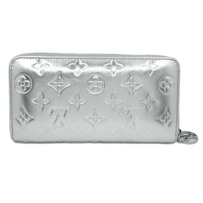 Louis Vuitton Zippy Wallet Coin Case Card Silver