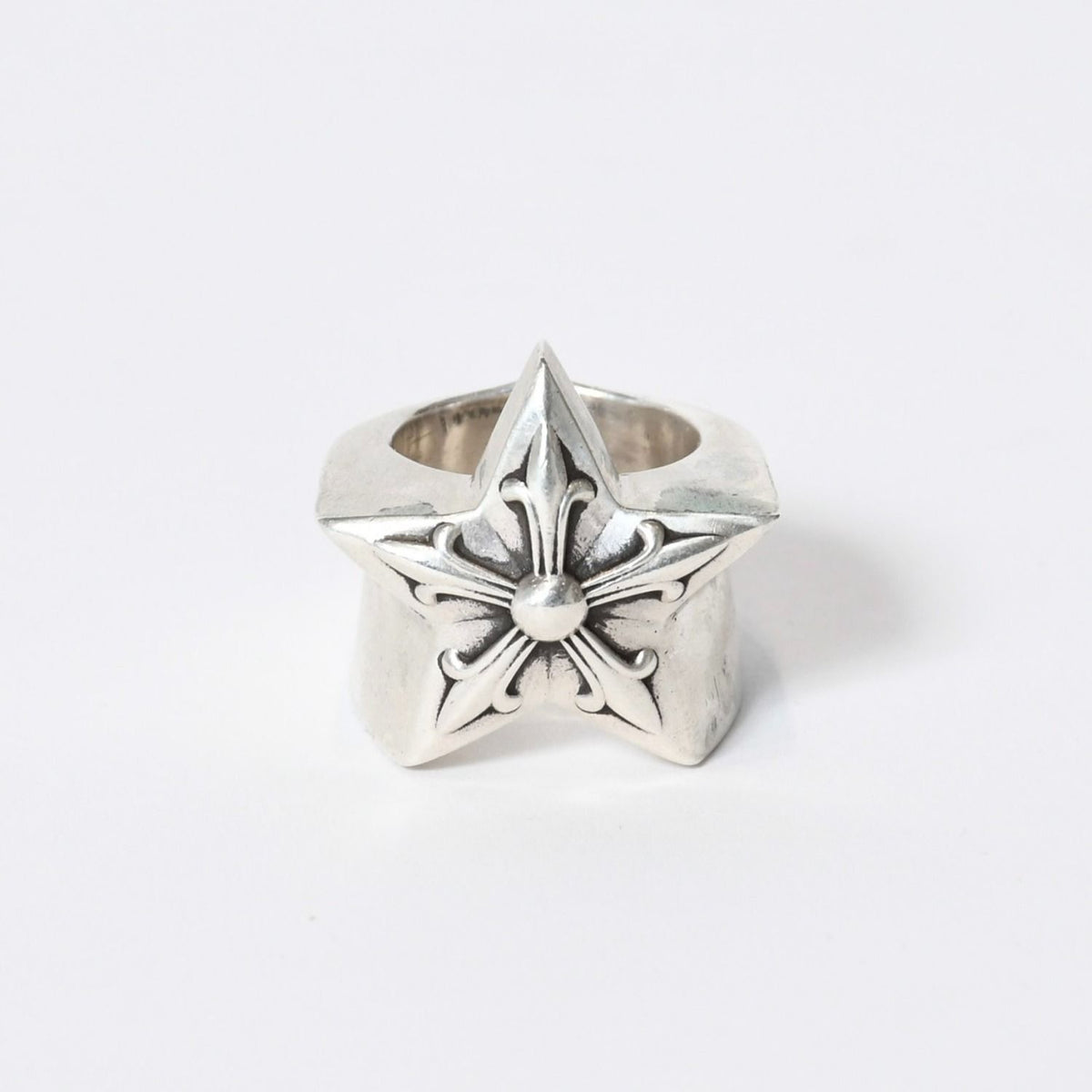 Chrome Hearts Str Large Sterling Ring