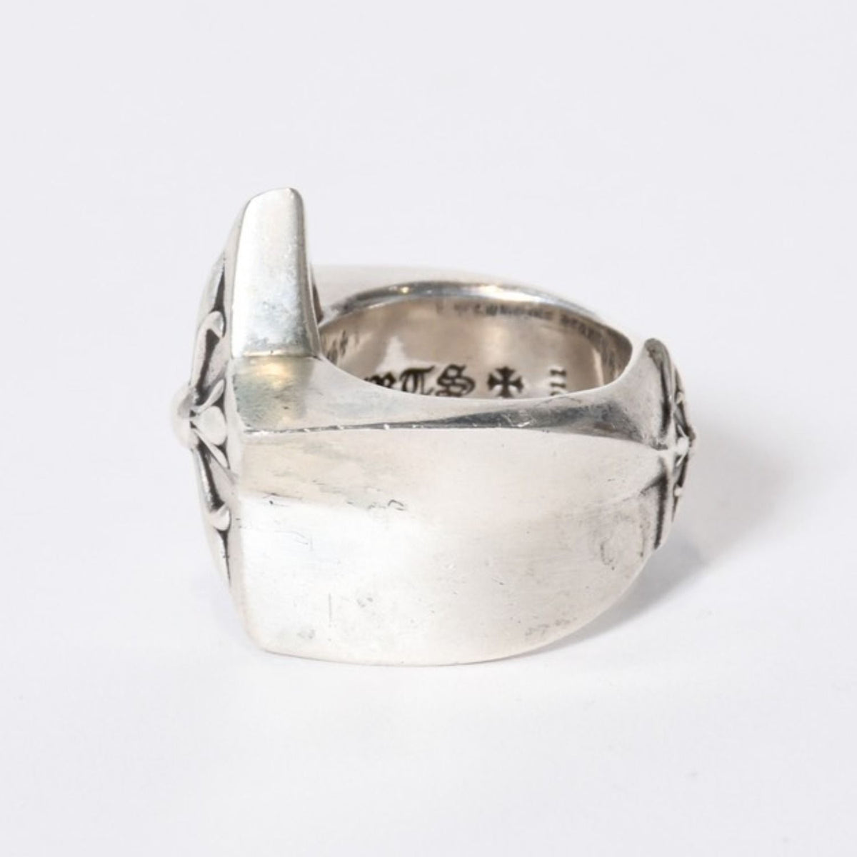 Chrome Hearts Str Large Sterling Ring — view 8