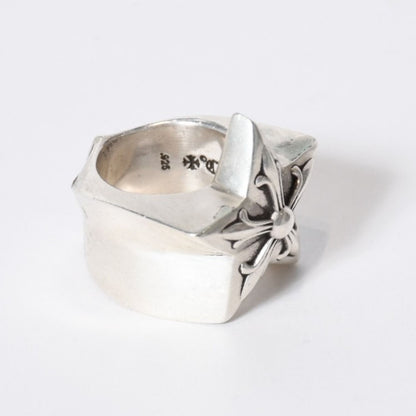 Chrome Hearts Str Large Sterling Ring — view 3