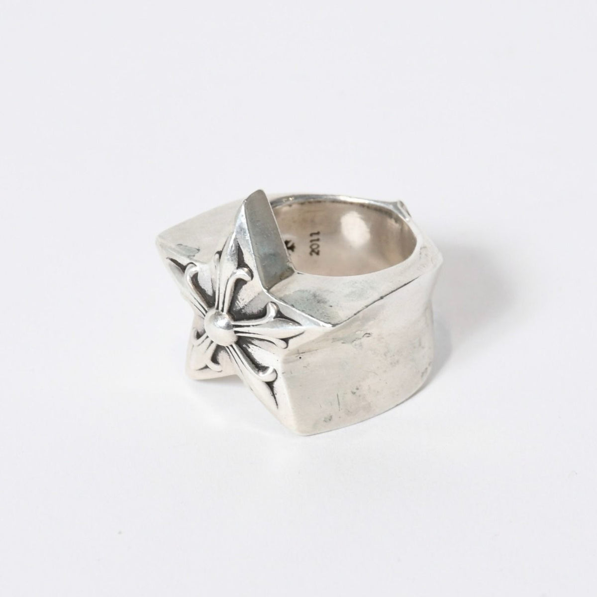 Chrome Hearts Str Large Sterling Ring — view 2