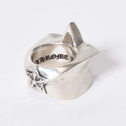 Chrome Hearts Str Large Sterling Ring — view 5