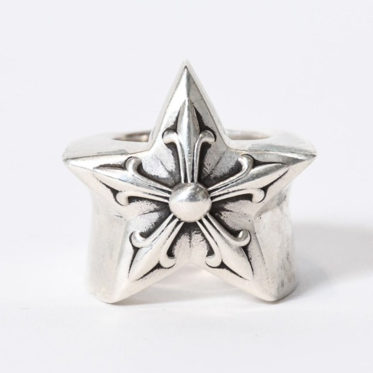 Chrome Hearts Str Large Sterling Ring — view 7