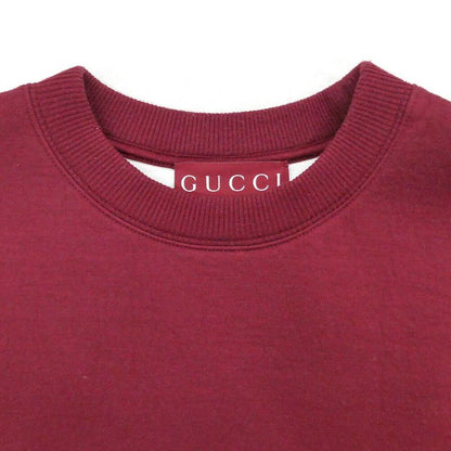 Gucci Viscose Jersey Sweatshirt Trainer Gold XS Long Sleeve Sneaker