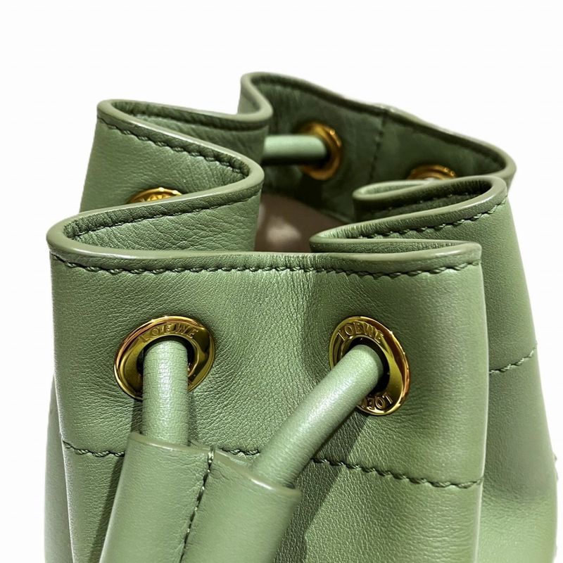 Loewe Sarah Small Shoulder Bag Napa Cafe Rosemary